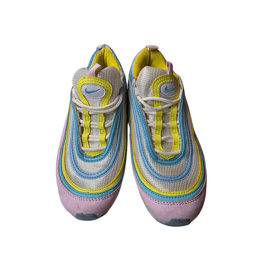 Nike Air Max 97 Pastel‎ Pink Blue Yellow Sneakers BB7898-123 Womens 6.5 W2